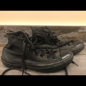 High top All black Converse